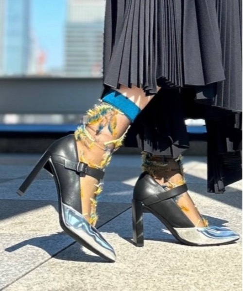 UNITED NUDE（ユナイテッドヌード）の「Tara MJ Hi（パンプス・レディース・ブラック×ゴールド/ブラック×シルバー/ピンクゴールド/オレンジ/ライム・39/36/35/38/37）」の18枚目の写真