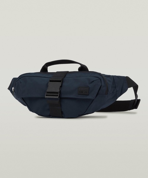 G-STAR（ジースター）の「BUM BAG/ロゴウエストバッグ/ボディーバッグ（ボディバッグ/ウエストポーチ・メンズ・グレー/ベージュ系その他/ダークブルー・ONE SIZE）」の3枚目の写真
