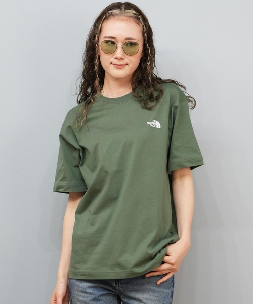 THE NORTH FACE(ザノースフェイス)の「THE NORTH FACE/ザ・ノース・フェイス バックプリントTシャツ NT32549(Tシャツ/カットソー・レディース・ホワイト/ブラック/アーミー・XL/L/M/S/XS)」の13枚目の写真