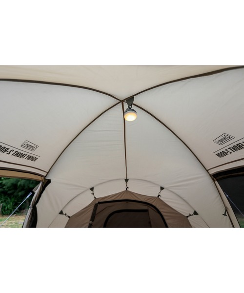 【美品】Coleman キャンプ ルーミーフロント２ルーム ベージュ ルーミーフロント2ルーム（グレージュ）（アウトドアグッズ