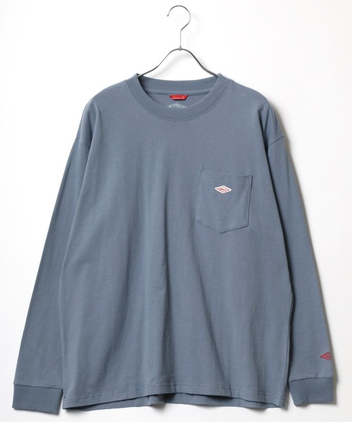 BALL(ボール)の「2026SS BALL/ボール ワンポイントロゴ ワッペン刺繍 ポケット付 無地 ロングスリーブTシャツ レディース メンズ(Tシャツ/カットソー・メンズ・モカ/チャコール/アッシュグレー/ブラック/サックスブルー・M/LL/L)」の11枚目の写真