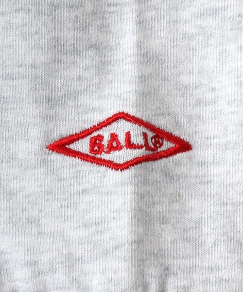 BALL(ボール)の「2026SS BALL/ボール ワンポイントロゴ ワッペン刺繍 ポケット付 無地 ロングスリーブTシャツ レディース メンズ(Tシャツ/カットソー・メンズ・モカ/チャコール/アッシュグレー/ブラック/サックスブルー・M/LL/L)」の16枚目の写真