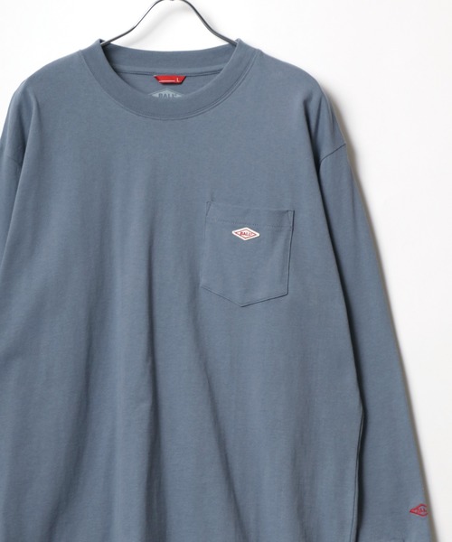 BALL(ボール)の「2026SS BALL/ボール ワンポイントロゴ ワッペン刺繍 ポケット付 無地 ロングスリーブTシャツ レディース メンズ(Tシャツ/カットソー・メンズ・モカ/チャコール/アッシュグレー/ブラック/サックスブルー・M/LL/L)」の22枚目の写真