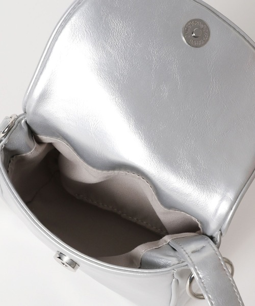 LOWRYS FARM（ローリーズファーム）の「２ＳＥＴショルダーＢＡＧ 284413（ショルダーバッグ・レディース・ピンク/シルバー/ブラック・FREE）」の18枚目の写真