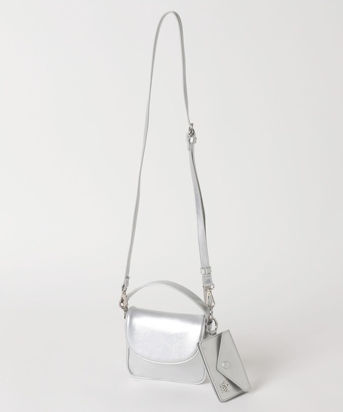 LOWRYS FARM（ローリーズファーム）の「２ＳＥＴショルダーＢＡＧ 284413（ショルダーバッグ・レディース・ピンク/シルバー/ブラック・FREE）」の5枚目の写真