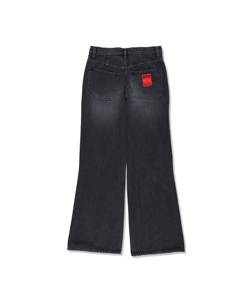 WIND AND SEA（ウィンダンシー）の「FLARE CUT JEAN DENIM(BLACK)（デニムパンツ・メンズ・ブラック・SMALL/MEDIUM/LARGE/X-LARGE）」の4枚目の写真