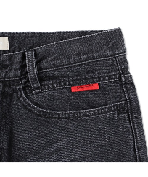 WIND AND SEA（ウィンダンシー）の「FLARE CUT JEAN DENIM(BLACK)（デニムパンツ・メンズ・ブラック・SMALL/MEDIUM/LARGE/X-LARGE）」の5枚目の写真