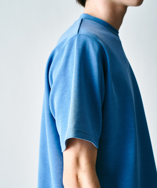 417 EDIFICE(フォーワンセブンエディフィス)の「WEB限定 ”接触冷感&速乾&アンチピリング” utility EVERYDAY Tシャツ(Tシャツ/カットソー・メンズ・ブラック/チャコールグレー/ブルー/ホワイト/グレー・SMALL/MEDIUM/LARGE/X-LARGE/XX-LARGE)」の15枚目の写真