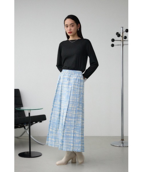 AZUL by moussy(アズールバイマウジー)の「グラフィックチェックフレアスカート(スカート・レディース・ブラック系その他/ブルー系その他・FREE)」の13枚目の写真
