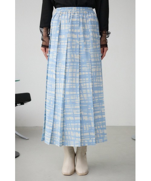 AZUL by moussy(アズールバイマウジー)の「グラフィックチェックフレアスカート(スカート・レディース・ブラック系その他/ブルー系その他・FREE)」の14枚目の写真
