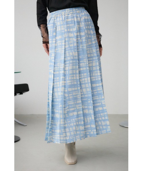 AZUL by moussy(アズールバイマウジー)の「グラフィックチェックフレアスカート(スカート・レディース・ブラック系その他/ブルー系その他・FREE)」の21枚目の写真