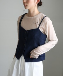 select MOCA | リネンライクハンサムビスチェ(ベスト)