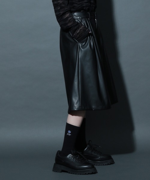 HARE（ハレ）の「flowerシシュウSOX(HARE)（ソックス/靴下・メンズ・ブルー/レッド・FREE）」の14枚目の写真