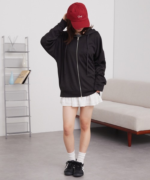 PENNEYS(ぺニーズ)の「PENNEYS/ペニーズ 別注 THE FOX ロゴ刺繍 コットンツイルベースボールキャップ(キャップ・レディース・ワインレッド/チャコール/ベージュ/アイボリー系/ブラック・FREE)」の18枚目の写真