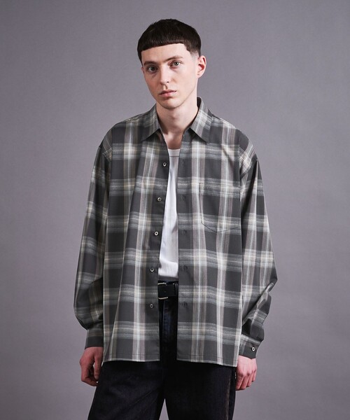 ★新品★monkey time チェック柄　 長袖シャツ　秋冬 monkey time チェック柄長袖シャツ Sサイズ