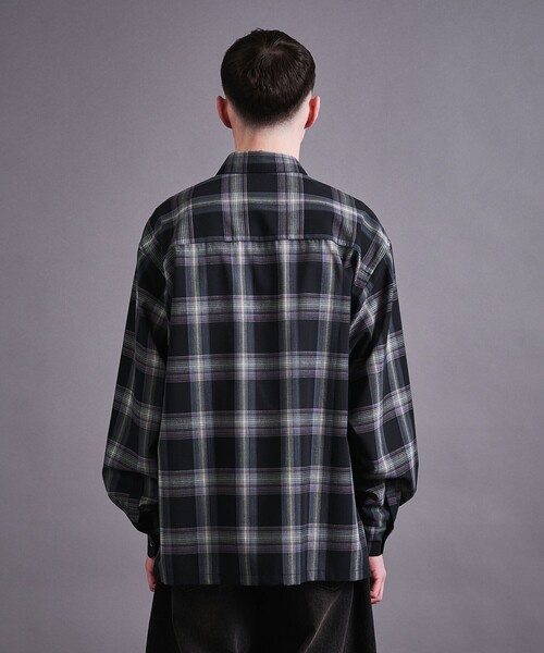 MONKEY TIME(モンキータイム)の「グリッター オンブレチェック シャツ(シャツ/ブラウス・メンズ・ダークグレー/ブラック・S/M/L/XL)」の10枚目の写真