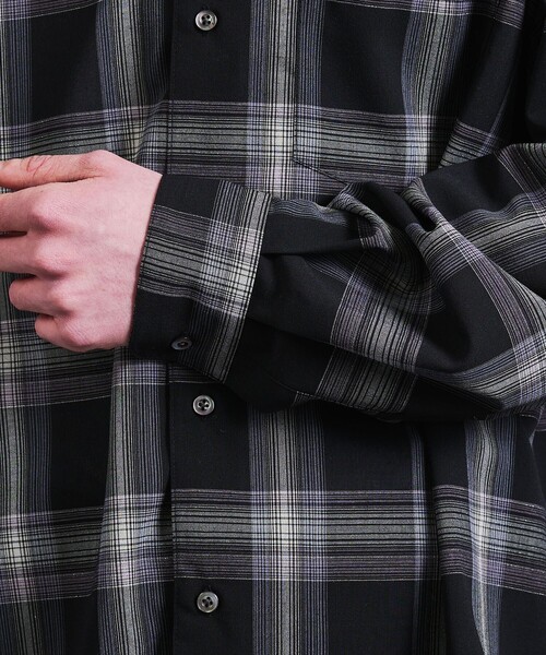 MONKEY TIME(モンキータイム)の「グリッター オンブレチェック シャツ(シャツ/ブラウス・メンズ・ダークグレー/ブラック・S/M/L/XL)」の12枚目の写真