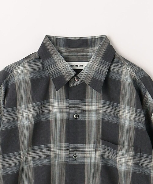 MONKEY TIME(モンキータイム)の「グリッター オンブレチェック シャツ(シャツ/ブラウス・メンズ・ダークグレー/ブラック・S/M/L/XL)」の17枚目の写真
