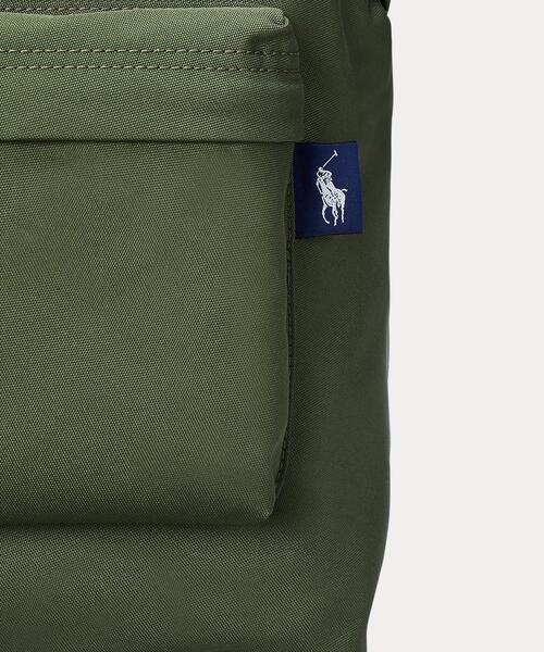 POLO RALPH LAUREN（ポロ ラルフ ローレン）の「レザートリム バックパック（バックパック/リュック・メンズ・グリーン・ONE）」の8枚目の写真