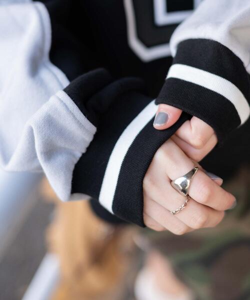 WEGO（ウィゴー）の「WEGO/ナンバリングビッグスウェット（スウェット・レディース・グリーン/ホワイト/ブラック・FREE）」の7枚目の写真