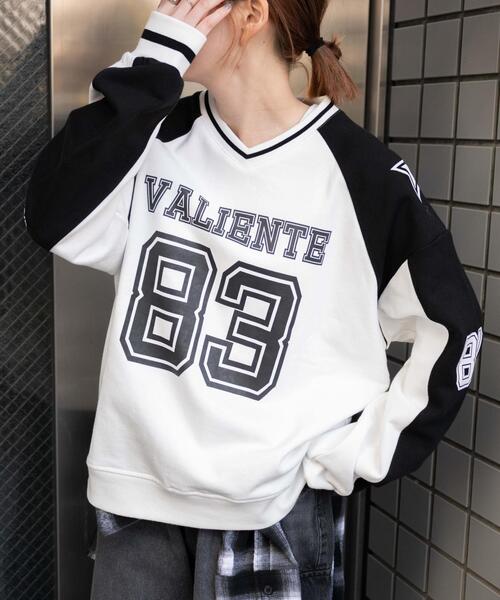 WEGO（ウィゴー）の「WEGO/ナンバリングビッグスウェット（スウェット・レディース・グリーン/ホワイト/ブラック・FREE）」の13枚目の写真