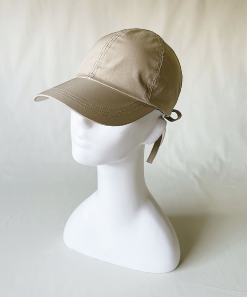 ORIENT MILLINERY(オリエント ミリナリー)の「BACK RIBBON CAP(キャップ・レディース・ブラック/オフホワイト/ベージュ・FREE)」の18枚目の写真