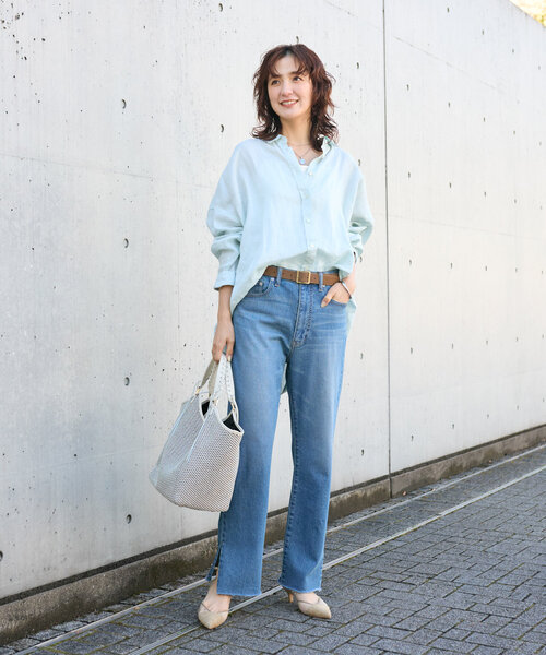 RIVE DROITE（リヴドロワ）の「【実用性抜群】CITY BASKET-tote2（トートバッグ・レディース・アイボリー/ブラウン/ブラック・FREE）」の7枚目の写真