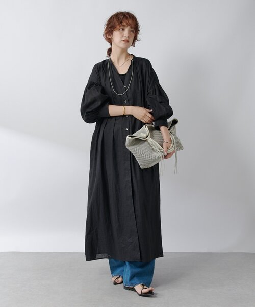 RIVE DROITE（リヴドロワ）の「【実用性抜群】CITY BASKET-tote2（トートバッグ・レディース・アイボリー/ブラウン/ブラック・FREE）」の9枚目の写真