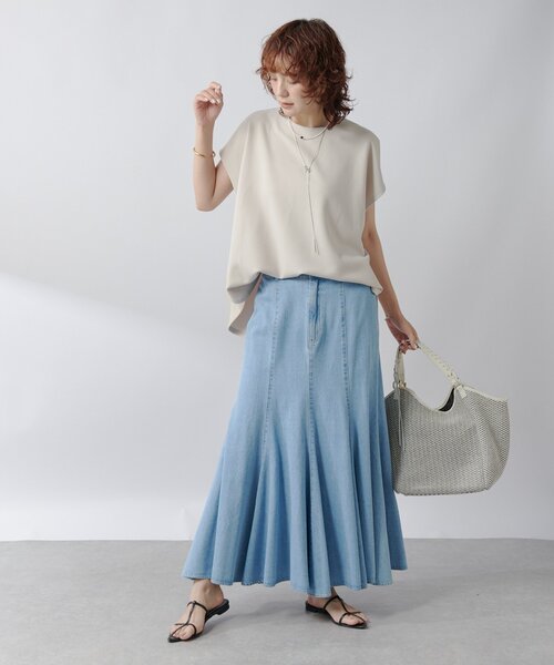 RIVE DROITE（リヴドロワ）の「【実用性抜群】CITY BASKET-tote2（トートバッグ・レディース・アイボリー/ブラウン/ブラック・FREE）」の11枚目の写真