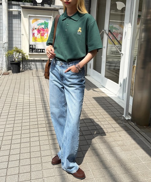 POLO BCS（ポロ ビーシーエス）の「【POLO BCS】ZOZO限定商品 ワンポイントベア  ポロシャツ（ポロシャツ・レディース・ネイビー/ホワイト/グリーン/バーガンディー/ブラック・S/M/L/XL）」の9枚目の写真