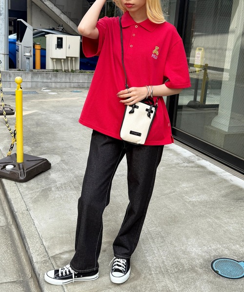 POLO BCS（ポロ ビーシーエス）の「【POLO BCS】ZOZO限定商品 ワンポイントベア  ポロシャツ（ポロシャツ・レディース・ネイビー/ホワイト/グリーン/バーガンディー/ブラック・S/M/L/XL）」の21枚目の写真