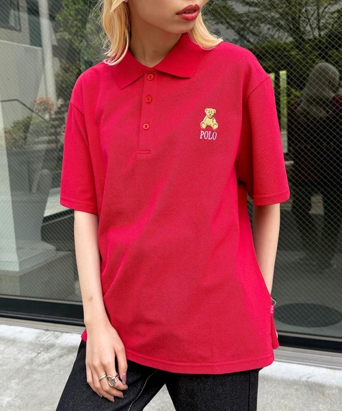 POLO BCS（ポロ ビーシーエス）の「【POLO BCS】ZOZO限定商品 ワンポイントベア  ポロシャツ（ポロシャツ・レディース・ネイビー/ホワイト/グリーン/バーガンディー/ブラック・S/M/L/XL）」の20枚目の写真