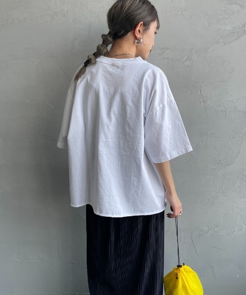 FUNG（ファング）の「[FUNG/ファング] BROOKLYN カットオフプリントTシャツ（Tシャツ/カットソー・レディース・ホワイト・M）」の6枚目の写真