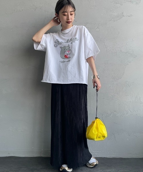 FUNG（ファング）の「[FUNG/ファング] BROOKLYN カットオフプリントTシャツ（Tシャツ/カットソー・レディース・ホワイト・M）」の7枚目の写真