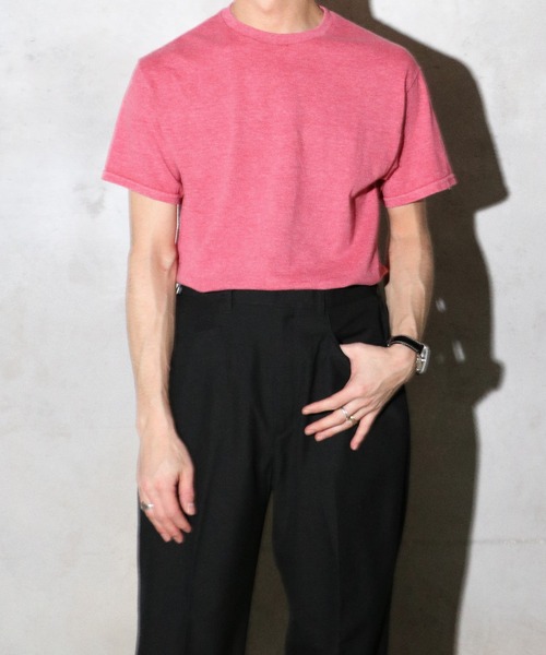 JERZEES(ジャージーズ)の「JERZEES / ジャージーズ UNISEX PIGMENT DYE T-SHIRTS ピグメントダイ クルーネックTシャツ(Tシャツ/カットソー・メンズ・モカ/レッド/グリーン/グレー/ライトグリーン/ブラック・MEDIUM/LARGE/X-LARGE/SMALL)」の21枚目の写真