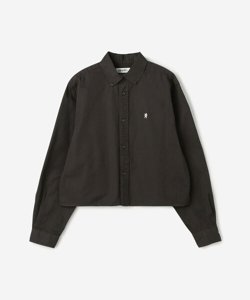 【ギフト】 | Gymphlex コットンツイル WOMEN ショートボタンダウンシャツ トップス