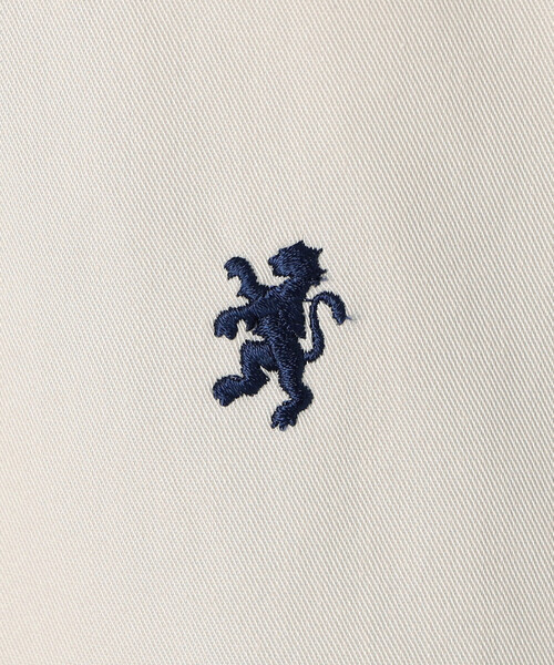 GYMPHLEX（ジムフレックス）の「Gymphlex | コットンツイル ショートボタンダウンシャツ WOMEN（シャツ/ブラウス・レディース・ベージュ/チャコール・14）」の7枚目の写真