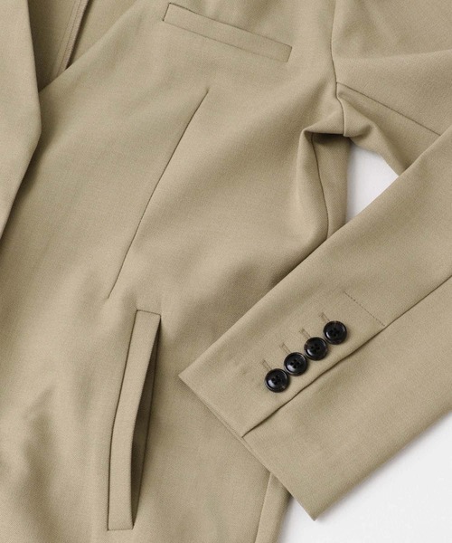 SENSE OF PLACE by URBAN RESEARCH（センスオブプレイスバイアーバンリサーチ）の「テーラードジャンプスーツ（サロペット/オーバーオール・レディース・ブラック/ベージュ・MEDIUM/SMALL）」の21枚目の写真