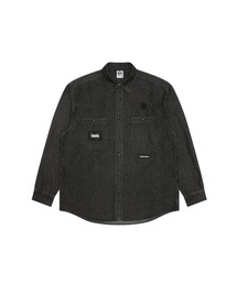 AAPE NOW DENIM LONG SLEEVE SHIRT
