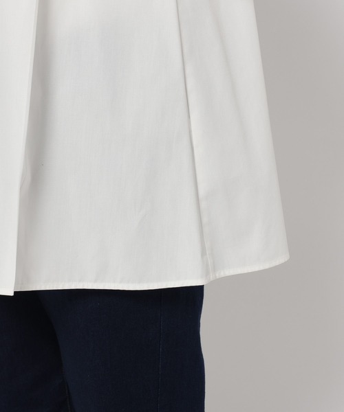 FOUND GOOD(ファウンドグッド)の「パールペプラムシャツLS(シャツ/ブラウス・レディース・ブルー系/ホワイト系5/ブラック・L/M/S)」の19枚目の写真