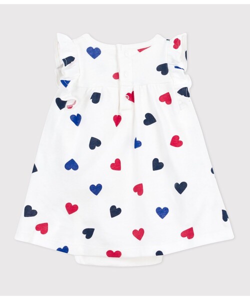 PETIT BATEAU（プチバトー）の「ワンピース（ワンピース・キッズ・ホワイト系その他・6MONTH/12MONTH/18MONTH）」の3枚目の写真