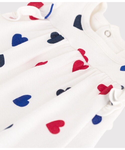 PETIT BATEAU（プチバトー）の「ワンピース（ワンピース・キッズ・ホワイト系その他・6MONTH/12MONTH/18MONTH）」の4枚目の写真