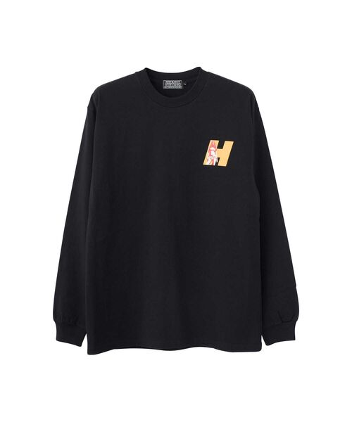 ヒステリックグラマー カットソー オーバーサイズ Tシャツ 長袖 ロゴ 黒 HYSTERIC GLAMOUR（Tシャツ(長袖/七分)）のフリマアイテム一覧