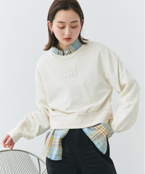 ad thie(アドティエ)の「ポケット付き チェックシャツ(シャツ/ブラウス・レディース・ネイビー/ピンク/アイボリー/ライトブルー・FREE)」の22枚目の写真