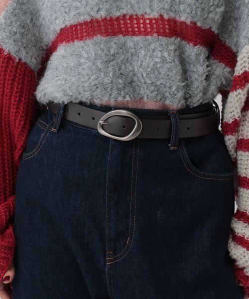 LEPSIM(レプシィム)の「変形バックルベルト 321510(ベルト・レディース・ブラック/ブラウン・ONE SIZE)」の3枚目の写真