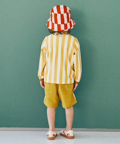 p.premier（ピードットプルミエ）の「【ジュニア対応】ストライプハーフジップラッシュガード（ラッシュガード・キッズ・ミント/イエロー/レッド・80/90/100/110/120/130/140）」の20枚目の写真