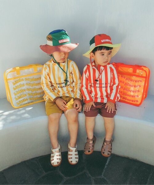 p.premier（ピードットプルミエ）の「【ジュニア対応】ストライプハーフジップラッシュガード（ラッシュガード・キッズ・ミント/イエロー/レッド・80/90/100/110/120/130/140）」の22枚目の写真