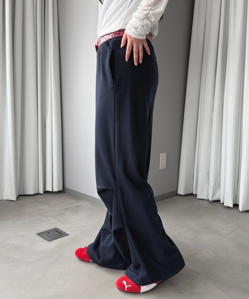 apres jour mignon(アプレジュールミニョン)の「スウェットパラシュートパンツ【ZOZOTOWN限定アイテム 】(その他パンツ・レディース・杢グレー/ネイビー/ブラック・SMALL/X-LARGE/MEDIUM)」の4枚目の写真