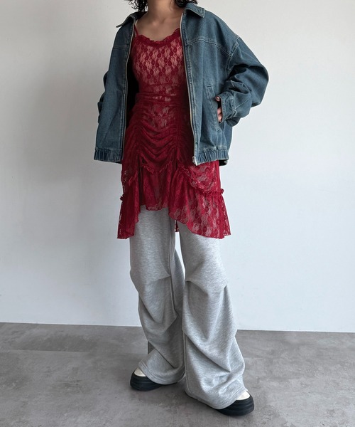 apres jour mignon(アプレジュールミニョン)の「スウェットパラシュートパンツ【ZOZOTOWN限定アイテム 】(その他パンツ・レディース・杢グレー/ネイビー/ブラック・SMALL/X-LARGE/MEDIUM)」の20枚目の写真