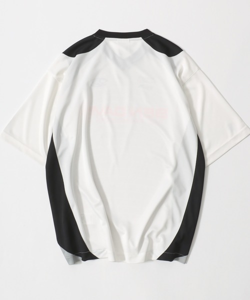 BEN DAVIS(ベンデイビス)の「BEN DAVIS/ベンデイビス BD GAME SHIRT TOP/オーバーサイズ メッシュ ブロークコア ゲームシャツ ユニフォームデザイン ロゴ ワンポイント 半袖Tシャツ/レディース メンズ(Tシャツ/カットソー・メンズ・ホワイト/ブラック/ネイビー・L/M/XL)」の5枚目の写真